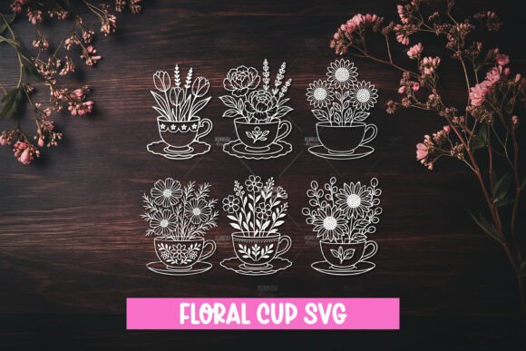 6 Vintage Floral Teacup SVG Review for Real Embroidery