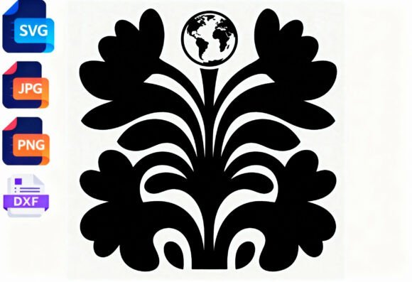 Earth Floral Design SVG Cut File Review
