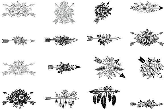 Floral Arrow Svg,Arrow Svg Bundle Review