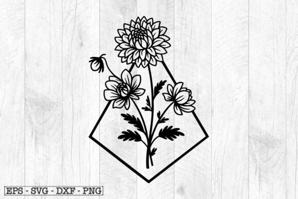FLORAL BOUQUET SVG, Flowers, Flower Cut Review