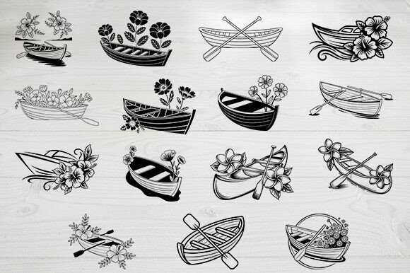 Floral Canoe Svg Bundle: A Designer's Review for Real Embroidery