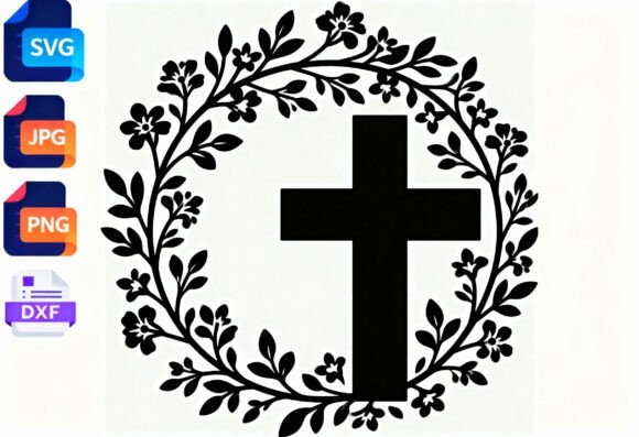 Floral Cross SVG Cut File Review