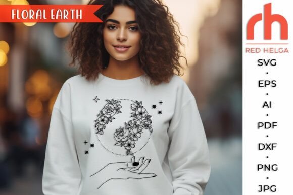 Floral Earth SVG, Save Planet Cut File Review