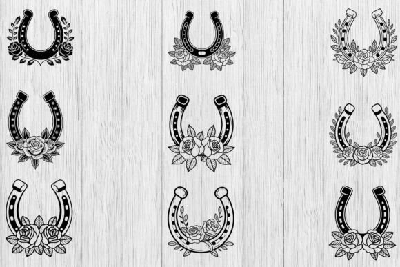 Floral Horseshoe SVG Bundle, Horse Float Review