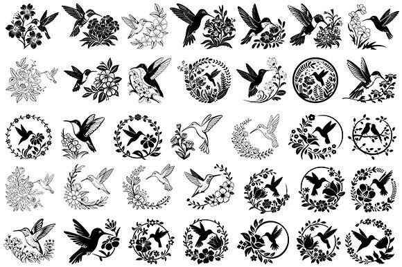Floral Hummingbird Svg Bundle Review