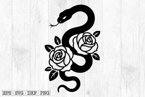 FLORAL SNAKE SVG, Flowers, Roses Svg Review