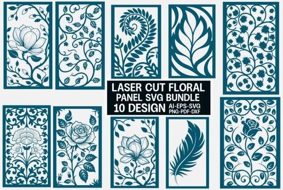 Laser Cut Floral Panel SVG Bundle Review