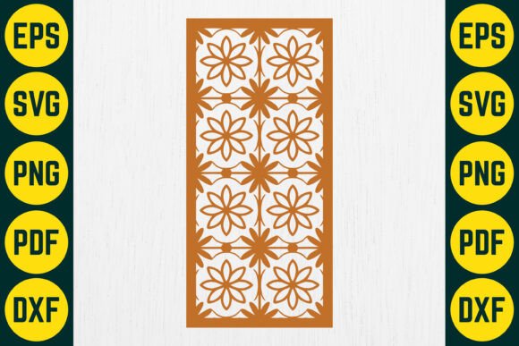 Laser Cut Floral Panel SVG Design 2 Review