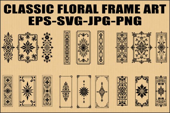 Vintage Floral Frame SVG Pack Review